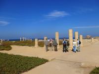 2.Tag, 25.10.2013: Caesarea (Palast des Herodes)