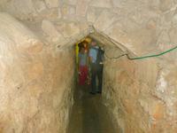 2.Tag, 25.10.2013: Kreuzfahrerstadt Akko (unterirdischer Gang)