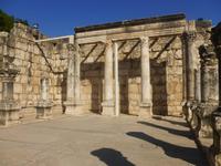 3.Tag, 26.10.2013: Ausgrabungsgelände Kapernaum (Synagoge)