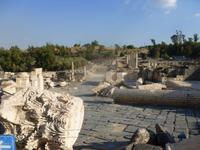 4.Tag, 27.10.2013: Ausgrabungsgelände Bet She´an (Badehaus)