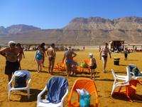 5.Tag, 28.10.2013: SPA En Gedi (Strand am Toten Meer)