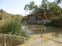 6.Tag, 29.10.2013: Taufstelle Johannes des Täufers am Jordan (Qasr el Yahud)