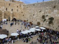 8.Tag, 31.10.2013: Aufstieg zum Tempelberg (Platz vor der Klagemauer)