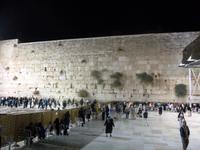 8.Tag, 31.10.2013: Lichterfahrt in Jerusalem (Klagemauer)