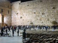 8.Tag, 31.10.2013: Lichterfahrt in Jerusalem (Klagemauer)