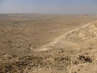 7.Tag, 30.10.2013: Avdat (Blick auf die Negev-Wüste)
