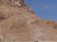 Masada National Park- Kabinenbahn zur Festungsanlage