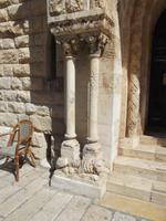 Löwentor an einer Kirche in Jerusalem