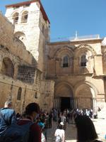 Eingang zur Grabeskirche von Jerusalem