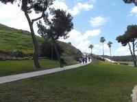 Weg zu den Ausgrabungen auf dem Megiddo-Hügel