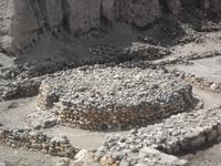 Ausgrabungshügel von Megiddo, vermutlicher Opferaltar aus dem 10 Jh. v.Chr.