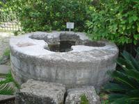 Brotvermehrungskirche in Tabgha, frühchristlicher Taufstein