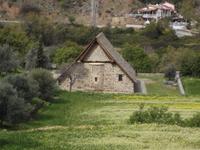 Scheunendachkirchen im Troodos-Gebirge: Panagia tis Podithou (barmherzige Gottesmutter) in Galata