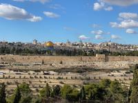Blick vom Ölberg auf Jerusalem