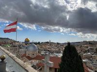 Blick auf die Altstadt Jerusalems vom Dach des österreichischen Hospiz