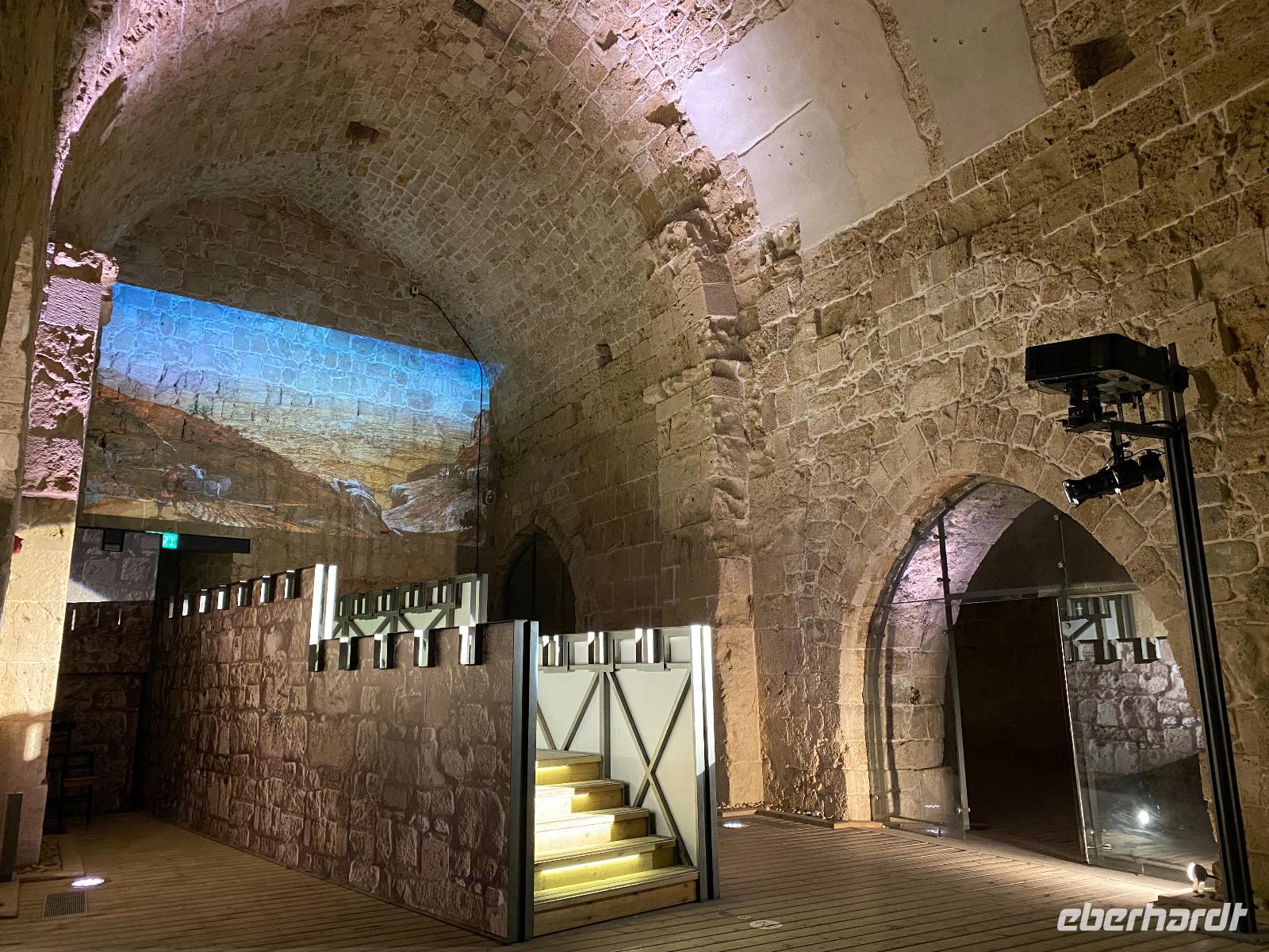 Unterirdische Kreuzfahrerstadt in Akko