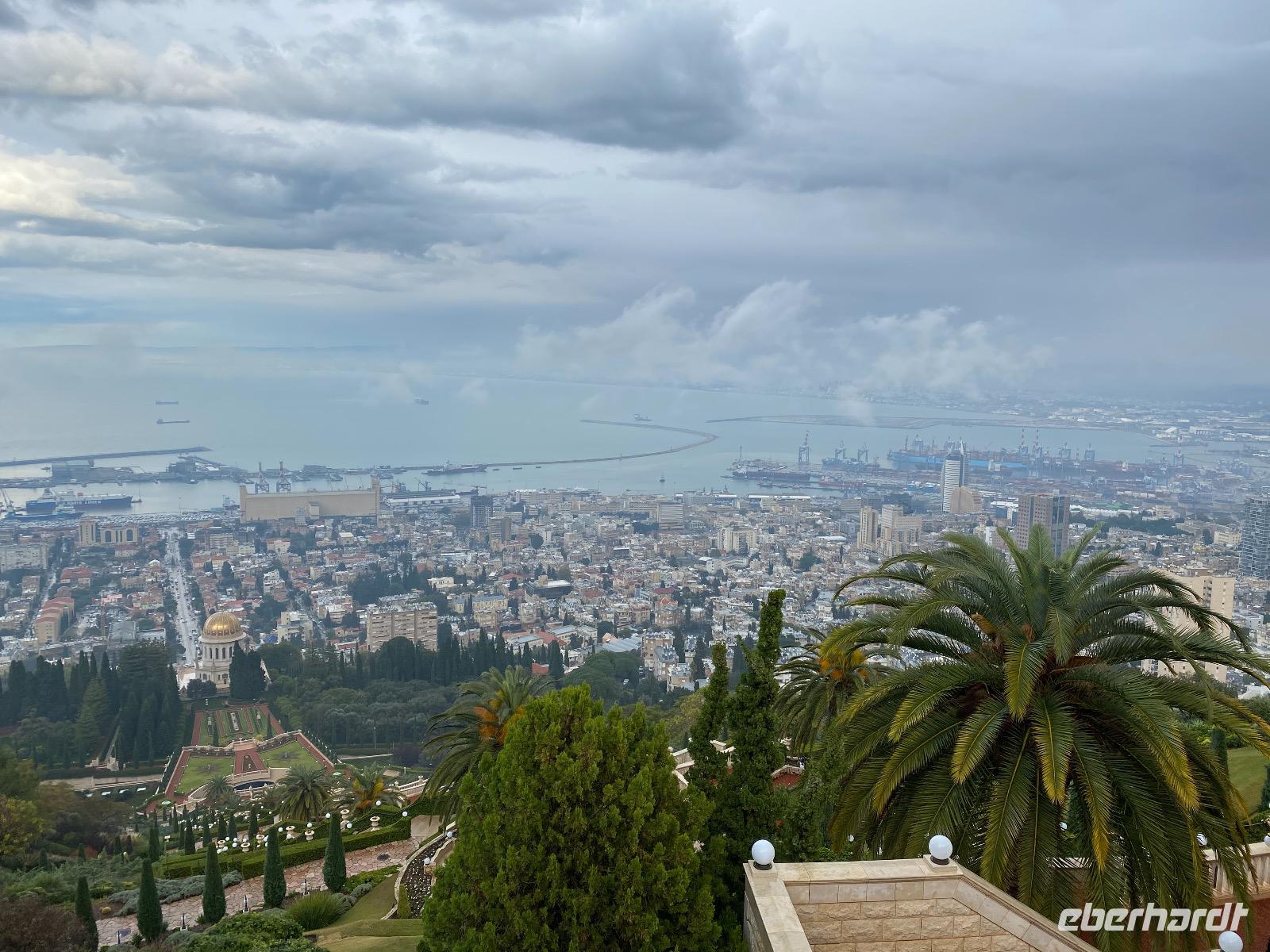 Blick auf Haifa
