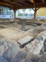 Ausgrabungen einer alten Synagoge in Magdala