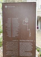 Abbildung des Kreuzigungsweges in Jerusalem 