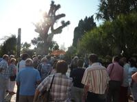 Hier merkten wir schnell, wieso genau Franca einen orangenen Schirm benötigte, um gesehen zu werden.