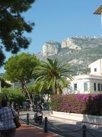 Die steilen Klippen erklären, wieso in Monaco so eng gebaut wird: Es ist einfach nicht genug Platz da, um in die Breite zu bauen.
