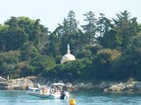 Diese Kuppel markierte die private Anlegestelle für die Yachten auf der Île Saint-Honorat.