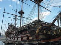 Bei dem Schiff handelte es sich allerdings nicht um ein echtes Piratenschiff, auch wenn es täuschend echt danach aussah.