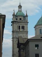 Der Glockenturm der Kathedrale von Genua. Diesmal von der Rückseite fotografiert.