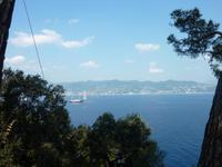 Es gab allerdings keinen Grund enttäuscht zu sein. Vom Leuchtturm aus hatte man diesen atemberaubenden Blick auf die Delfinküste.