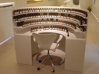 Eine Duftorgel. Hier kreieren die so genannten 