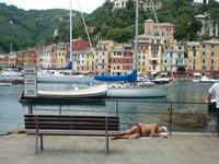 Hafen u. die Calata Marconi von Potofino