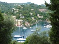 wunderbarer Blick auf Hafen von Potofino