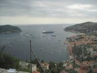 Traumeinschnitt des Meeres bei Nizza