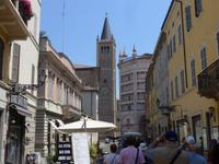 Blick auf Dom u. Baptisterium von Parma