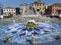 Kunst am Hafen von Chioggia