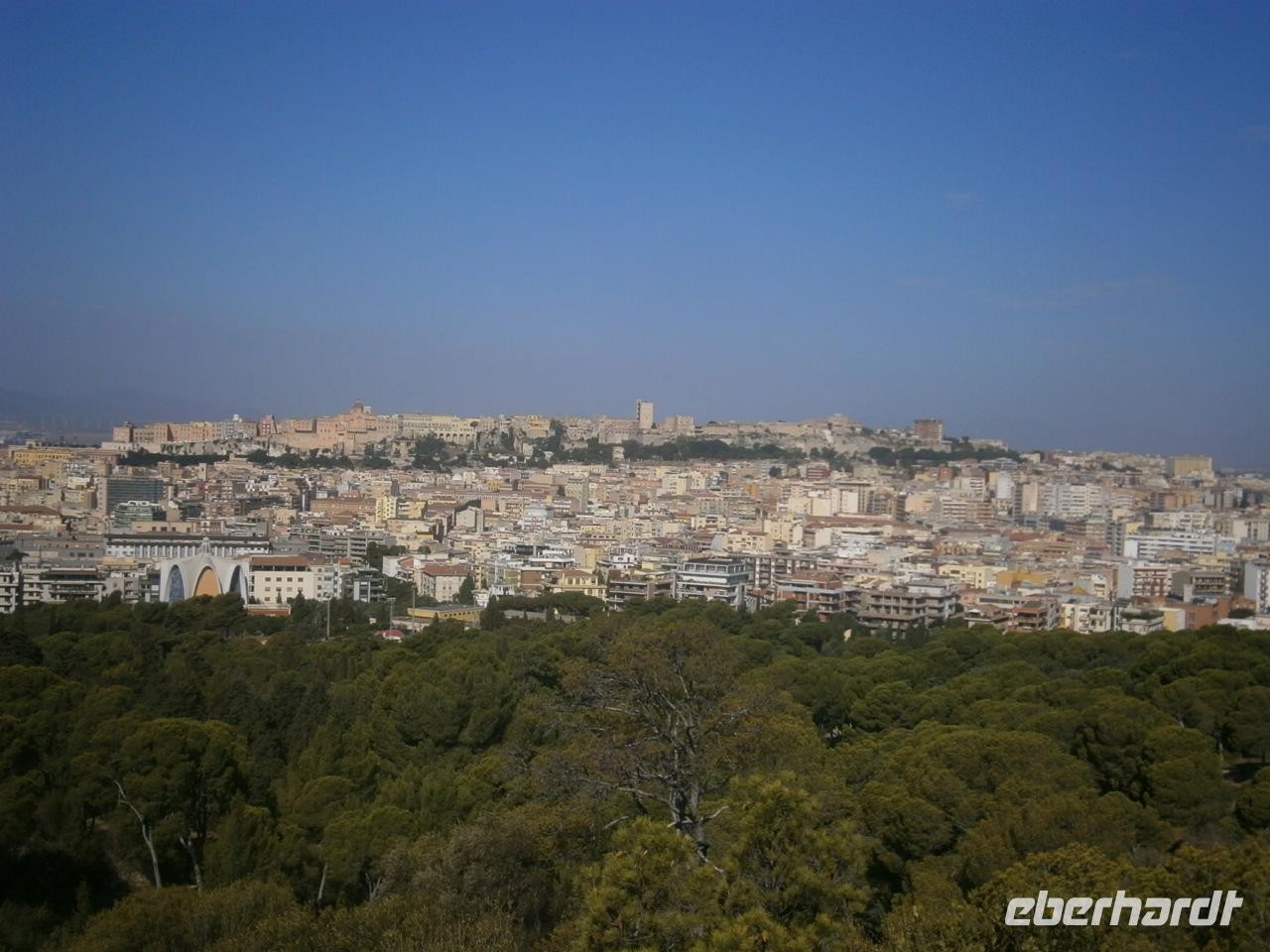 Blick auf Cagliari