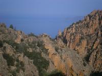 Felsformationen in der Calanche