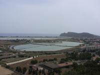 Tag 4 - 4 - Blick vom Pineta di Monte Urpinu Cagliari und Lagunenlandschaft (2)