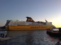 unsere Fähre in Livorno