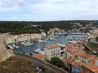 der Yachthafen von Bonifacio