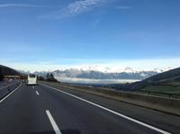 unsere Rückfahrt auf der Brennerautobahn