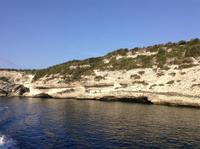 die Hafeneinfahrt von Bonifacio