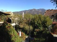 Blick auf die Berge bei Corte