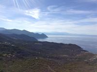 Blick entlang der Westküste von Cap Course