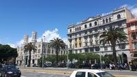 Cagliari (Via Roma - Rathaus und Jugendstil-Architektur)