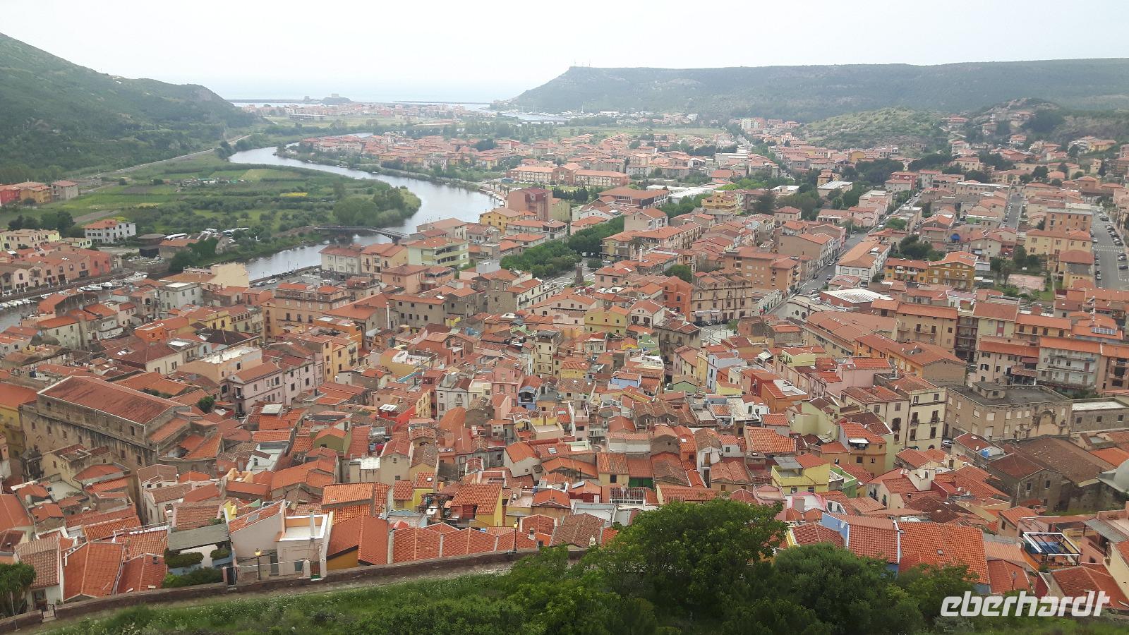 Bosa (Ausblick vom Castello Malaspina)