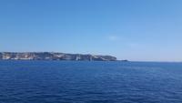 Fährüberfahrt von Santa Teresa Gallura (Sardinien) nach Bonifacio (Korsika)