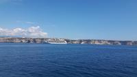 Fährüberfahrt von Santa Teresa Gallura (Sardinien) nach Bonifacio (Korsika)