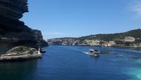 Ankunft in Bonifacio (Korsika)