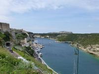 Bonifacio - Blick auf den Hafen
